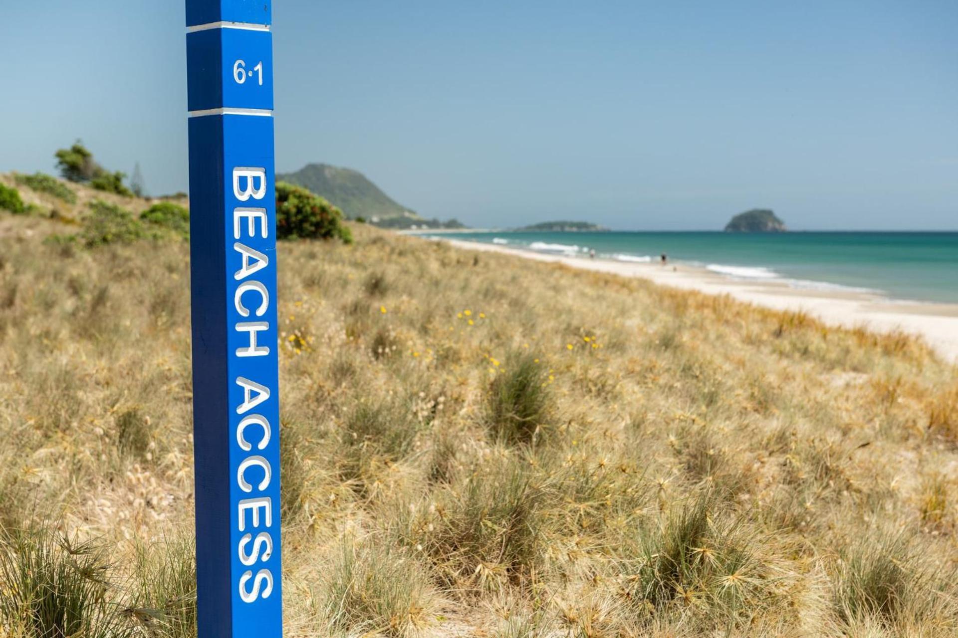 Ocean Beach Getaway Mount Maunganui Exteriör bild